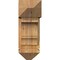 Ekena Millwork Balboa Arts and Crafts Rough Sawn Bracket w/ Offset Brace, Western Red Cedar, 8"W x 18"D x 22"H BKT0806X18X22BOA03RWR - alternate 4